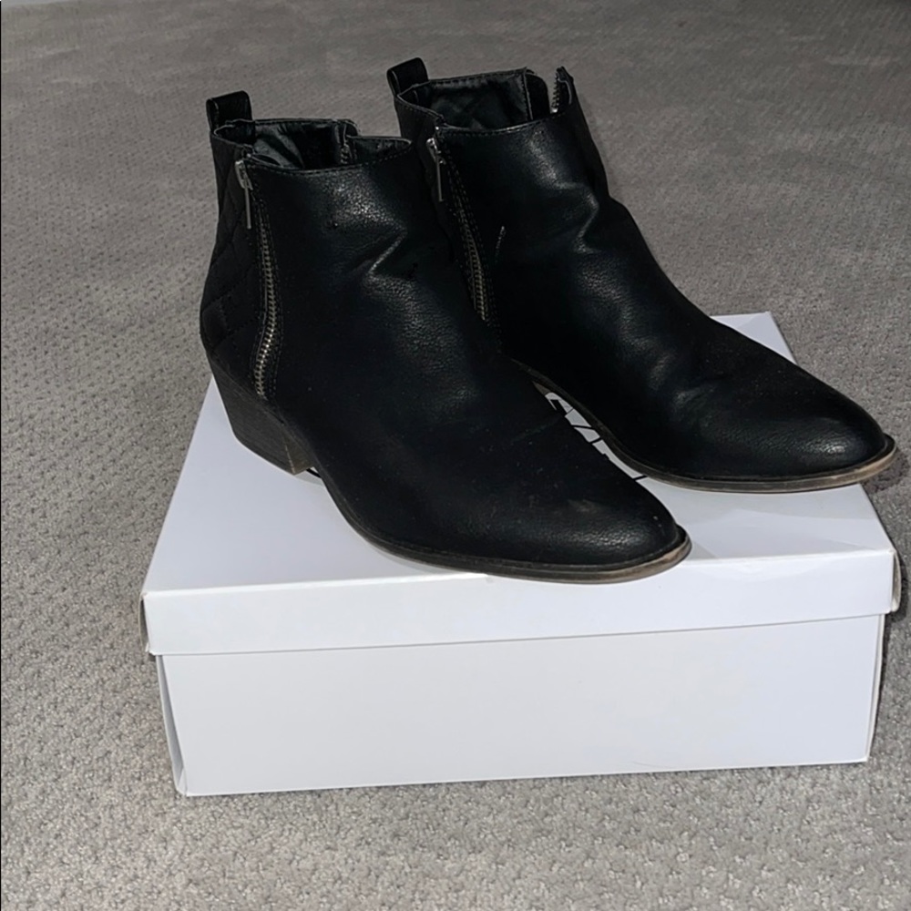 Madden Girl Black Shoe Boot